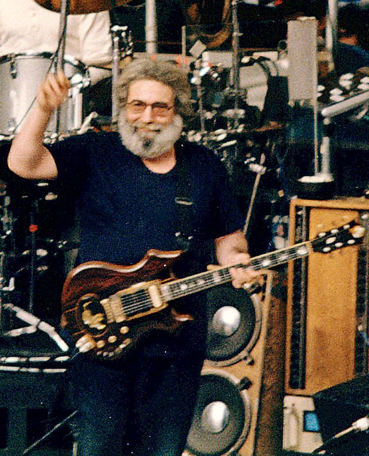 Jerry Garcia at Red Rocks taken 1987 08 11