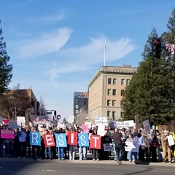 ICE Out Protest