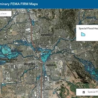 FEMA preliminary flood map