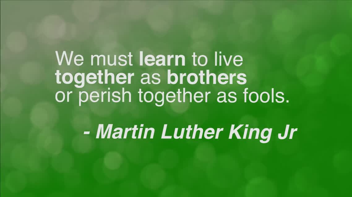 We must learn to live